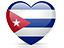 Куба флаг сердечко foto