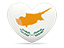Кипр флаг сердечко foto