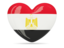 Египет флаг сердечко foto
