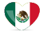 Мексика флаг сердечко foto