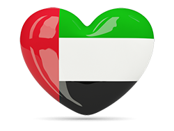 Арабские Эмираты флаг сердечко foto
